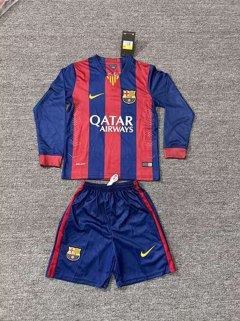 14-15 BAR home retro long sleeve kid kit