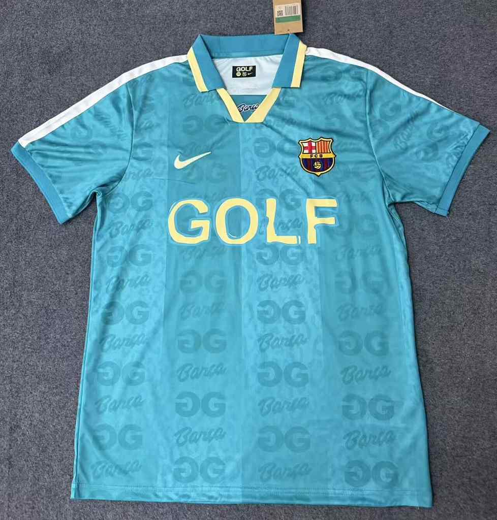 2026/27 Barcelona & GOLF Blue Special Soccer Jersey S-2XL