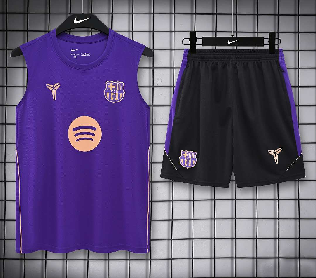 Débardeur Barcelona & Kobe violet — 2026/27 · tailles S–2XL