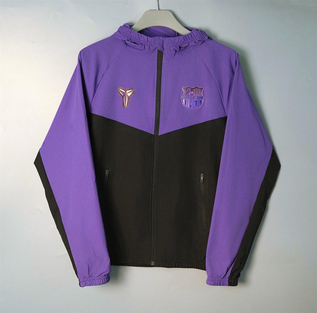 2026/27 Barcelona Black and Purple Windbreaker Jacket S-3XL