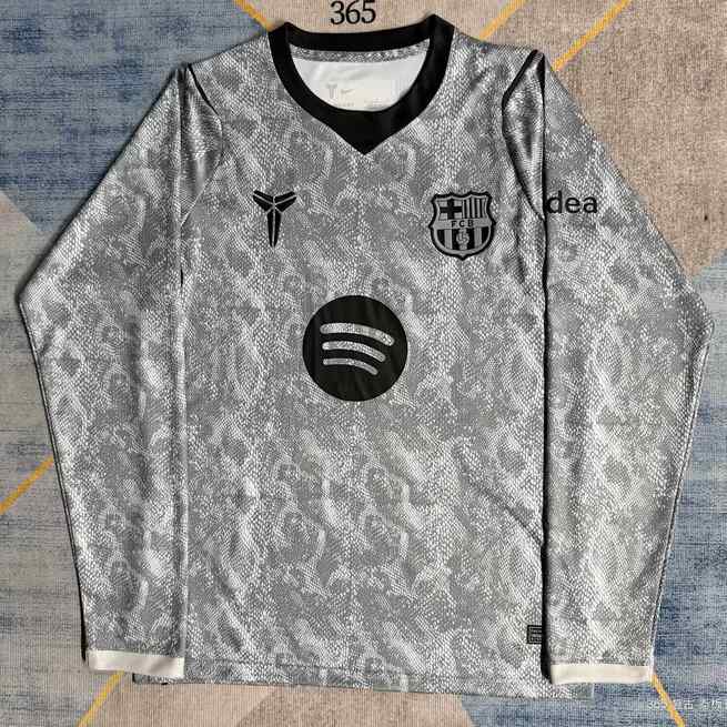 2026/27 Barcelona Gray Goalkeeper Long Sleeve Soccer Jersey S-4XL