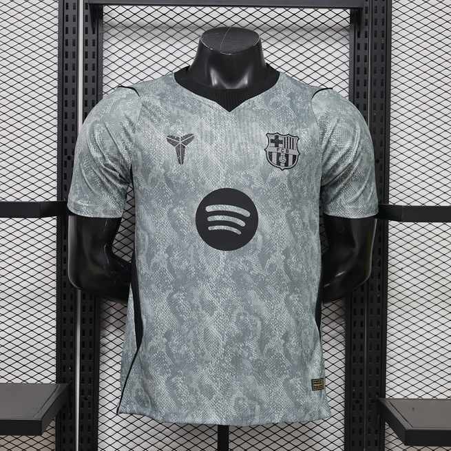 Maillot de football Barcelona gris gardien — 2026/27 · Version joueur · tailles S–2XL