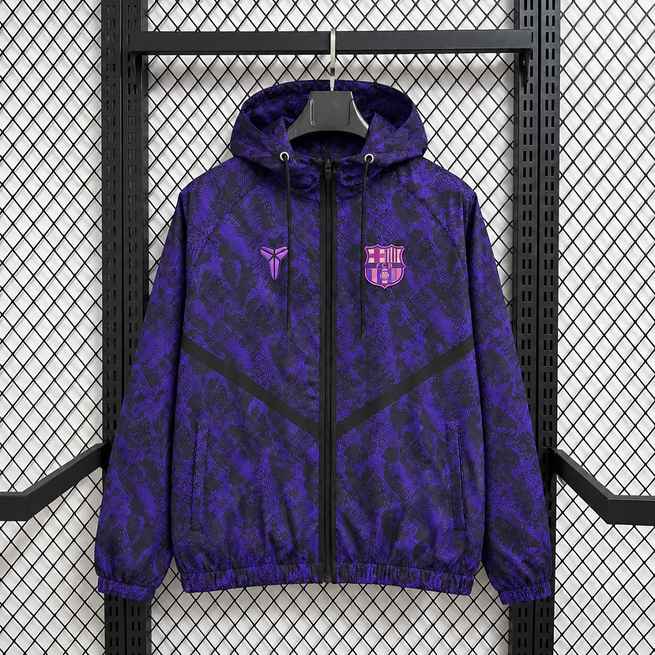 Coupe-vent Barcelona violet — 2026/27 · tailles S–2XL