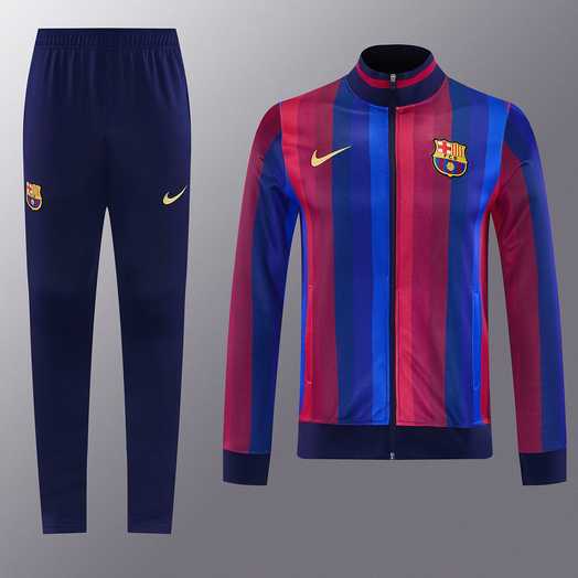 2026/27 Barcelona Red Blue Long Sleeve Jacket Suit S-XXL