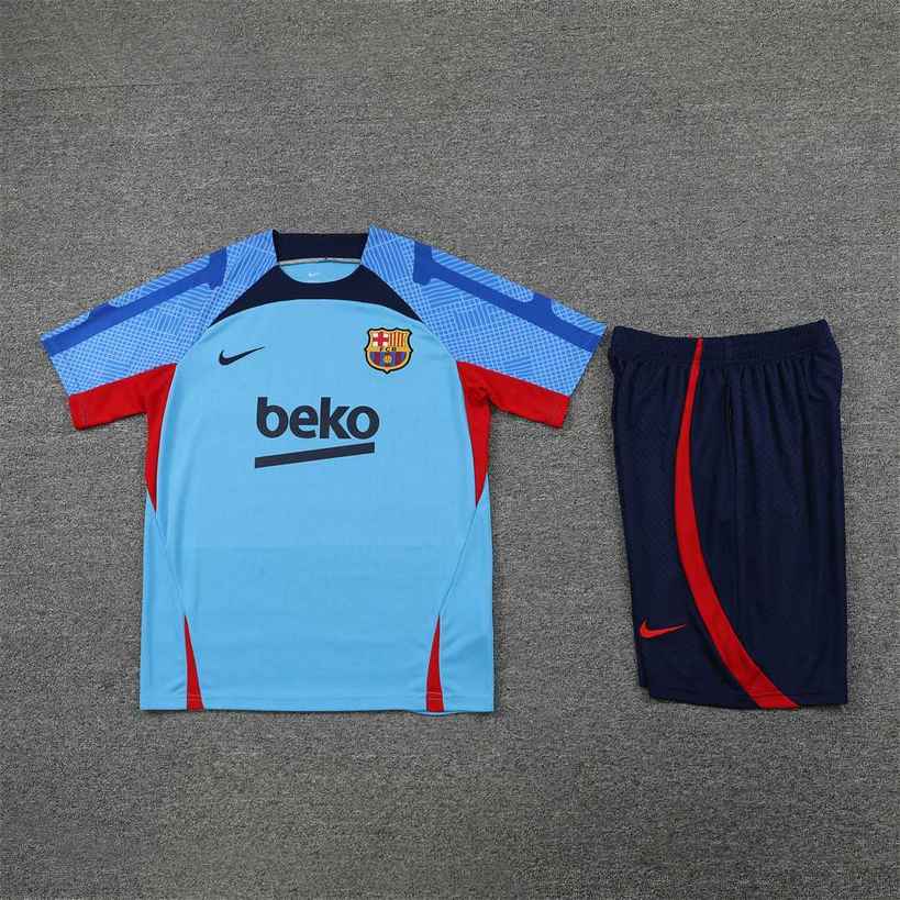 22-23 BAR training suit short sleeve kit blue