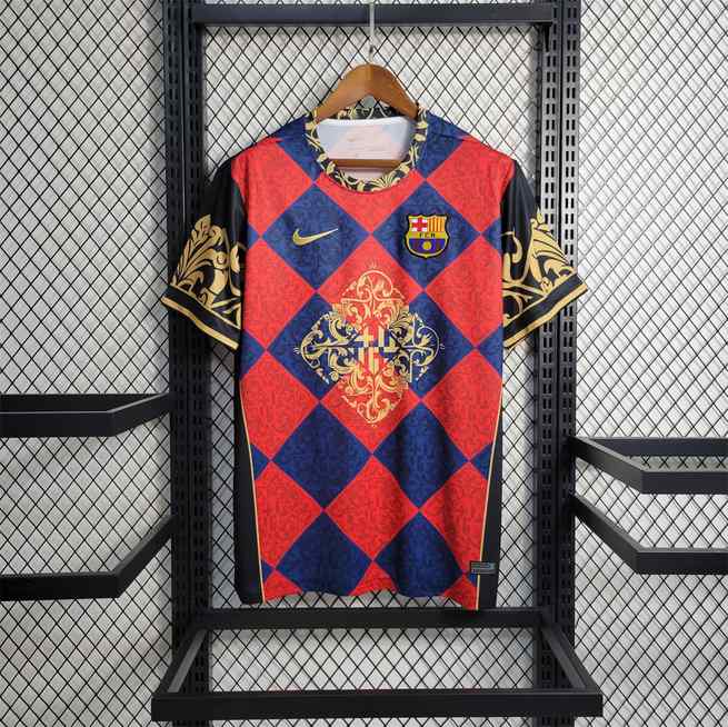 23-24 BAR red and blue with gold Training Suit