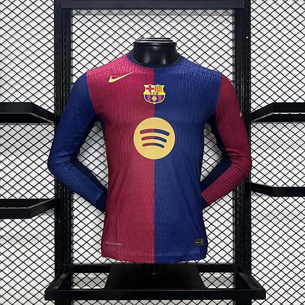 24-25 BAR Home Long Sleeve Player Version (Big Sponsor)