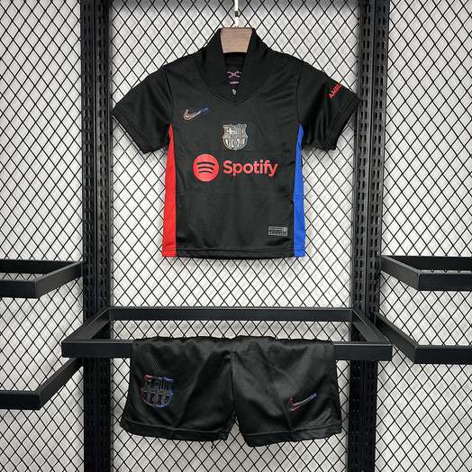 24-25 BAR away black kid kit