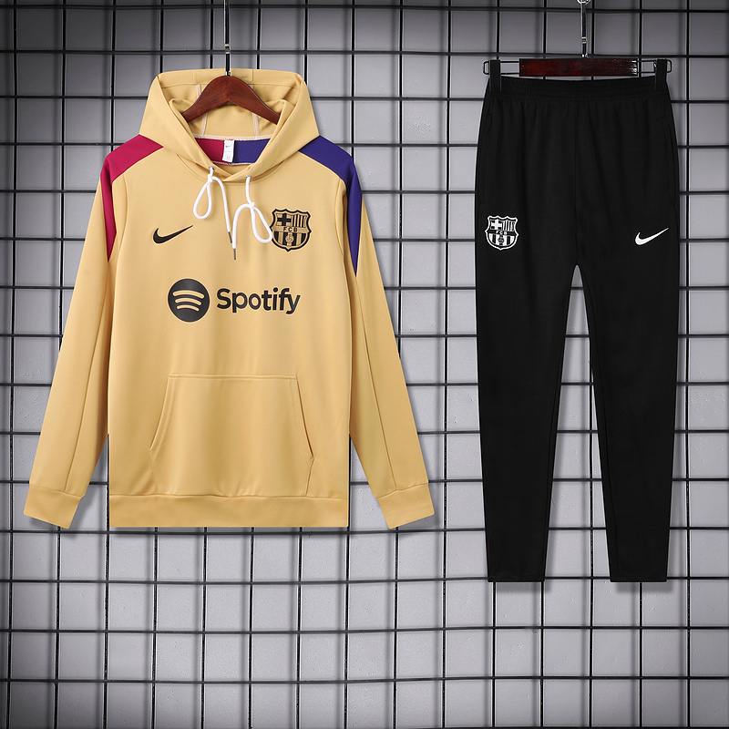 24-25 BAR gold hoodie suit