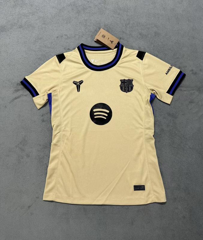 Maillot de football femme 25-26 BAR beige — Extérieur