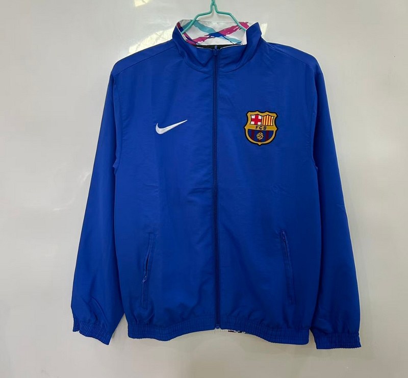 25-26 BAR blue white Windbreaker