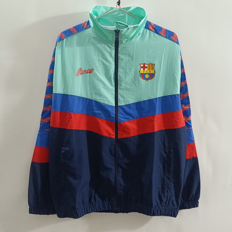25-26 BAR retro blue green red Windbreaker