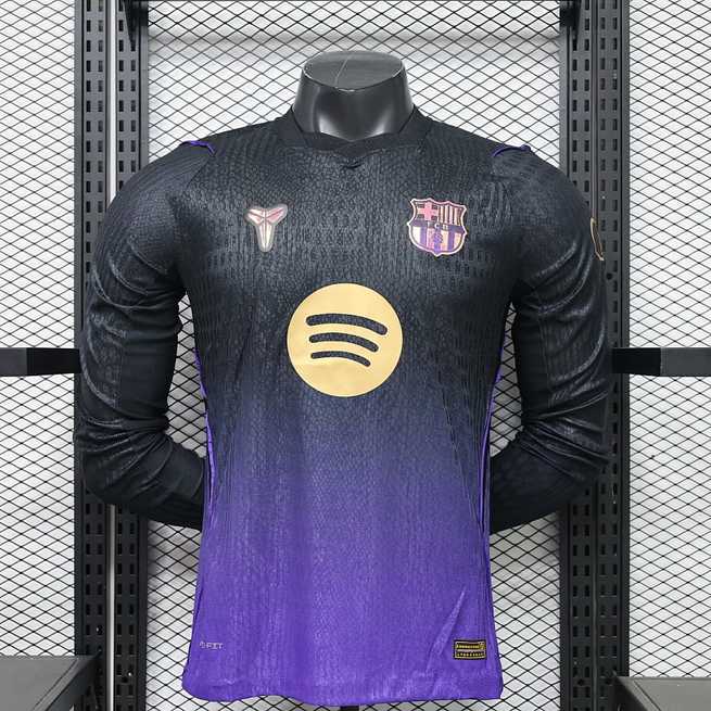 Ensemble de football 26-27 joueur Barcelona petit prix vente en gros Yupoo — Extérieur · Version joueur · Manches longues · tailles S–3XL