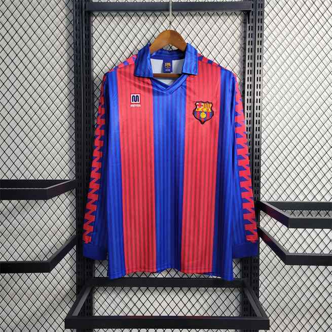 91-92 BAR home Long Sleeves
