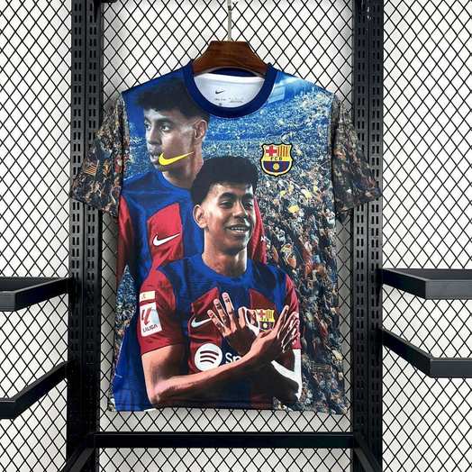 Mens Barcelona 2025/26 LAMINE YAMAL Special Jersey