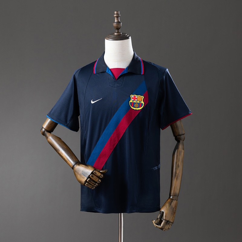 Maillot de football Barcelona — 2002/03 · Troisième maillot · Rétro · tailles S–2XL