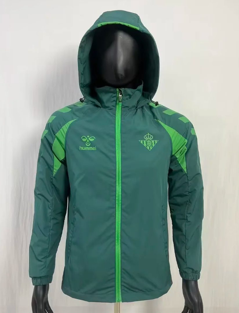Coupe-vent Real Betis vert — 2026/27 · tailles S–2XL