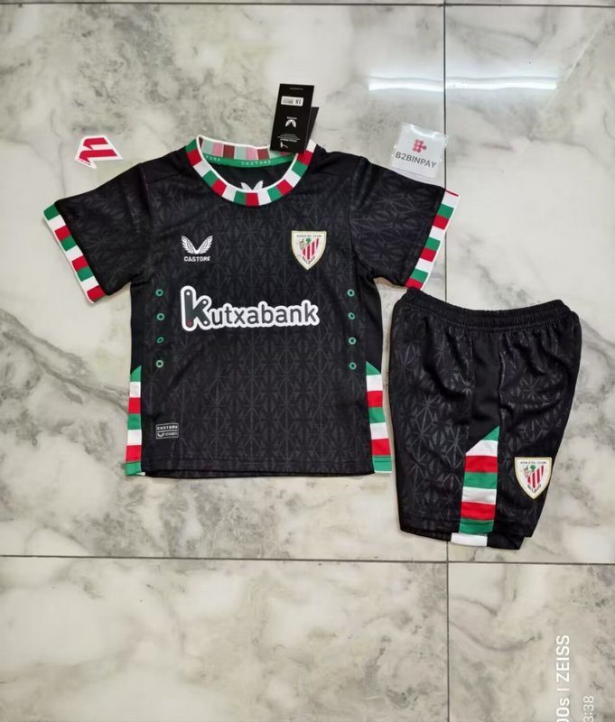 Ensemble de football enfant 24-25 Bilbao quatrième tenue
