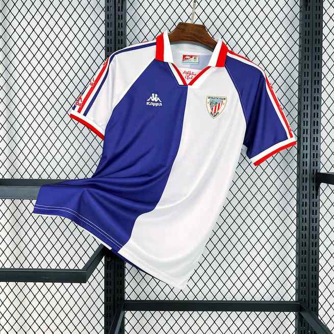 97-98  Athletic Bilbao Away Retro Jersey