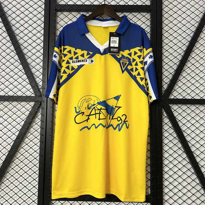 Maillot de football 91-92 Cadiz — Domicile · Rétro
