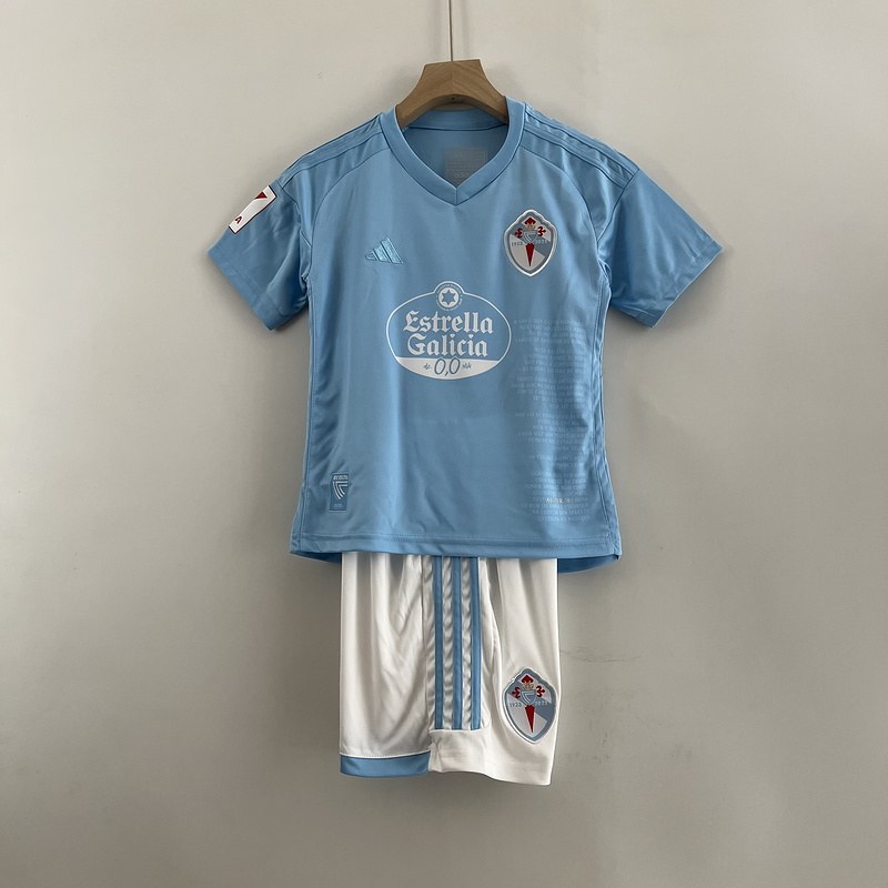23-24 Celta Vigo home kid kit size 16-28