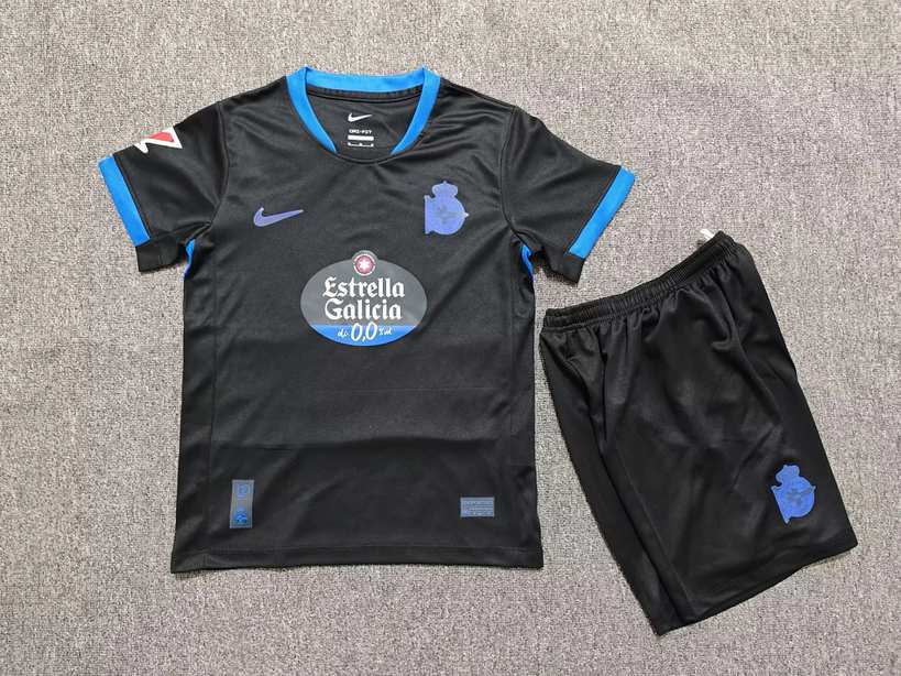 Ensemble de football enfant Deportivo de La Coruna — 2026/27 · Extérieur · tailles 16–28