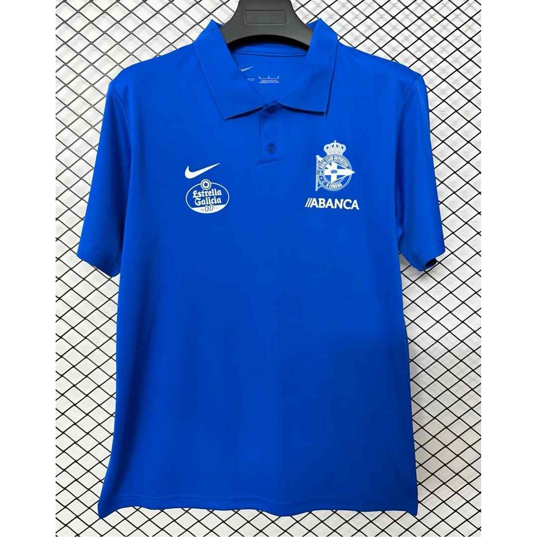 Polo Deportivo de La Coruna bleu — 2026/27 · tailles S–4XL