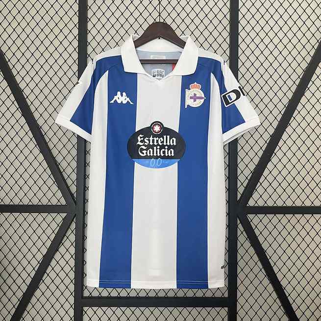 24-25 La Coruna home soccer jersey