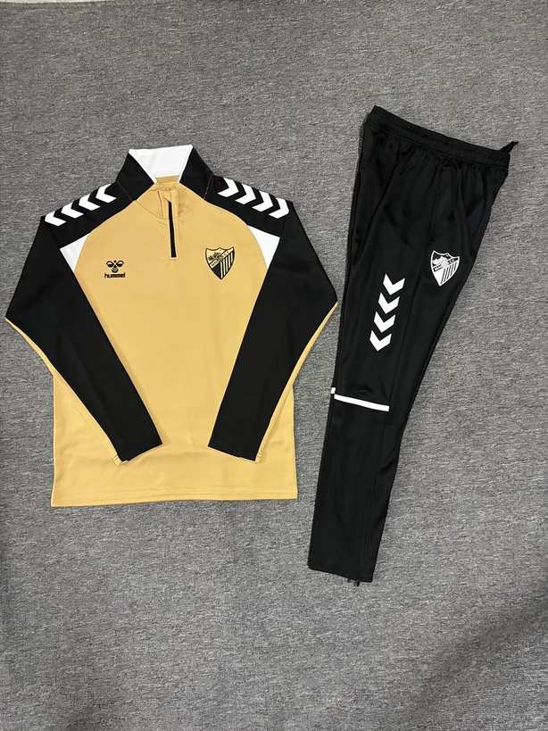 2026/27 Malaga Yellow Half Zip Training Suit S-2XL