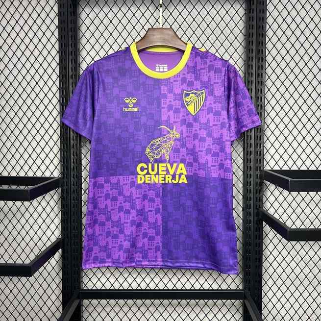 24-25 Malaga Purple pre-match training Jersey S-XXL
