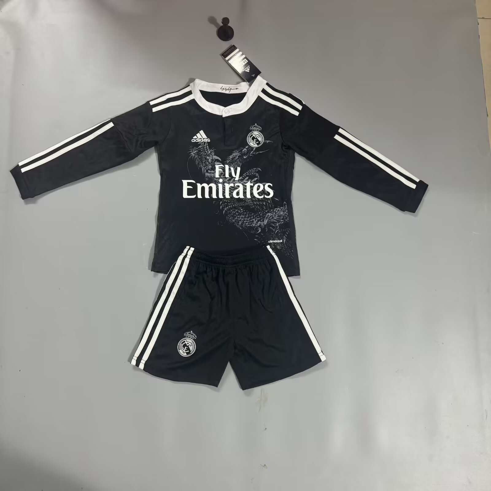 14-15 R MAD third black long sleeve retro kid kit