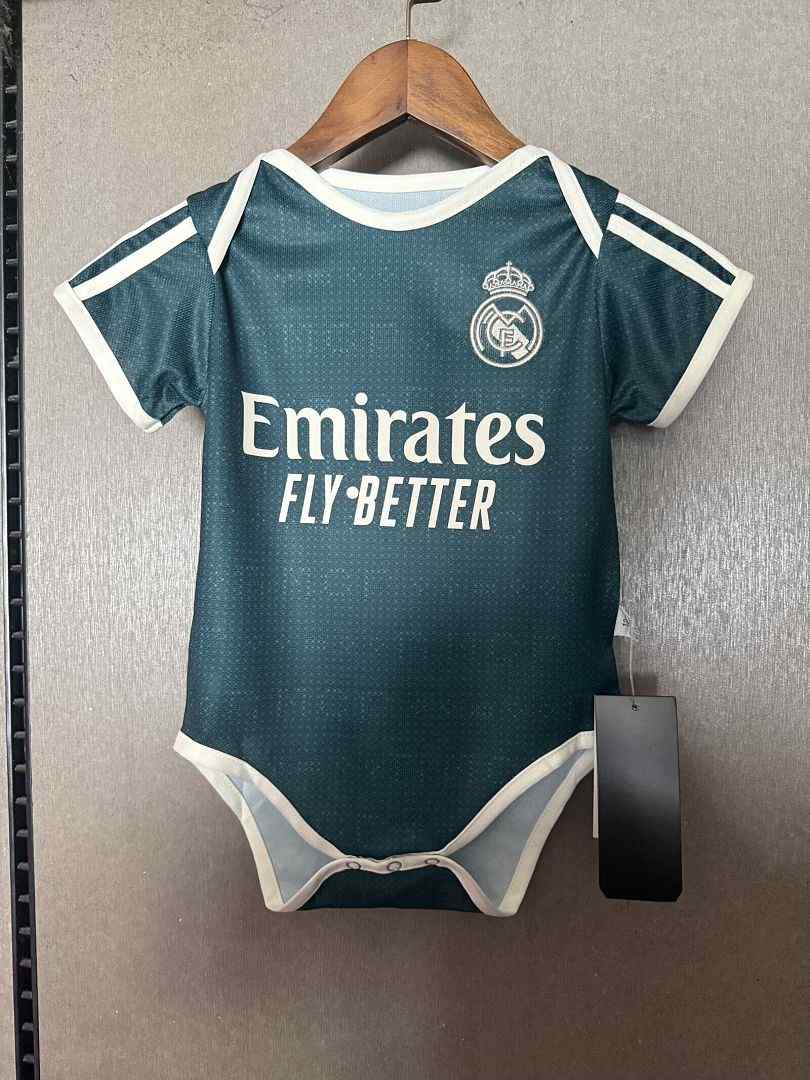 2026/27 Real Madrid Away Green Baby Soccer Jersey