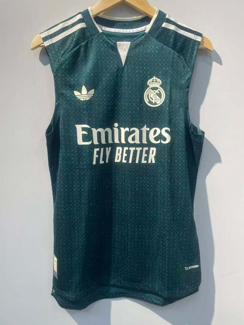 2026/27 Real Madrid Away Green Vest Size S-2XL
