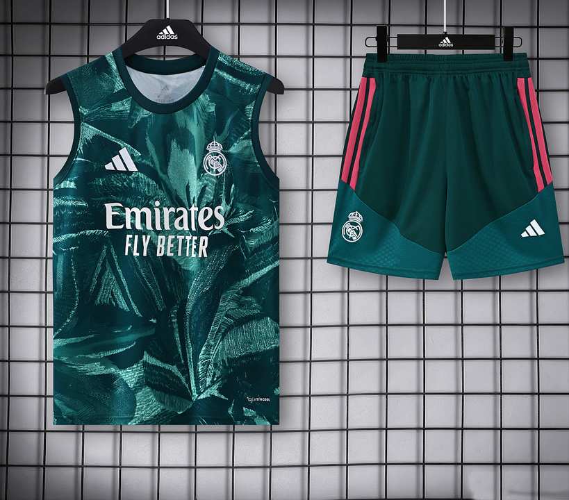 2026/27 Real Madrid Green Special Vest Suit S-2XL