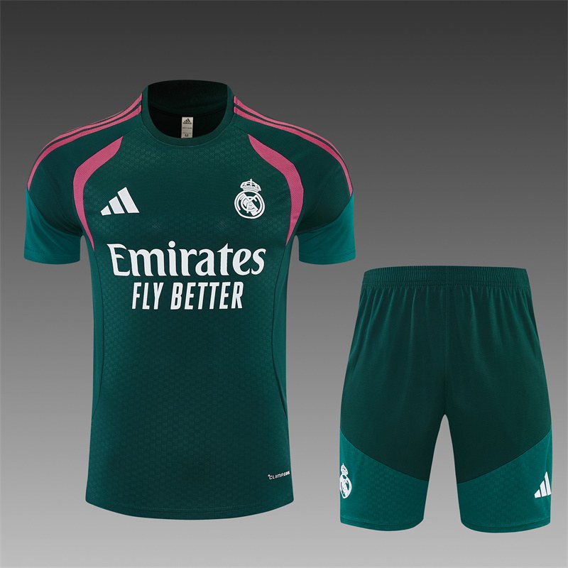 2026/27 Real Madrid Green Training Suit Size S-2XL