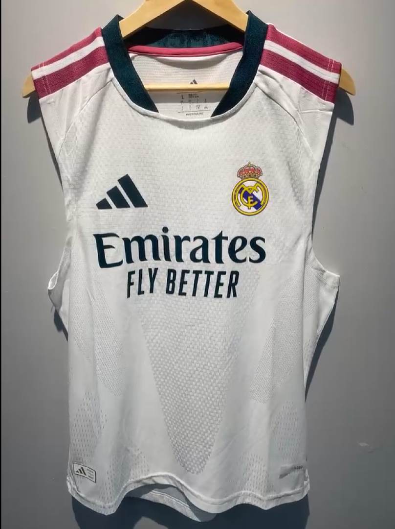 2026/27 Real Madrid Home Green Vest Size S-2XL