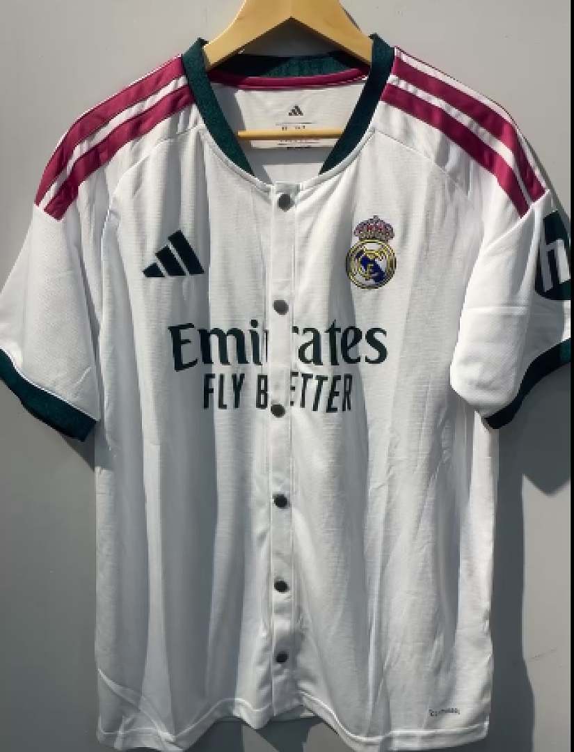 2026/27 Real Madrid Home MLB Soccer Jersey S-2XL