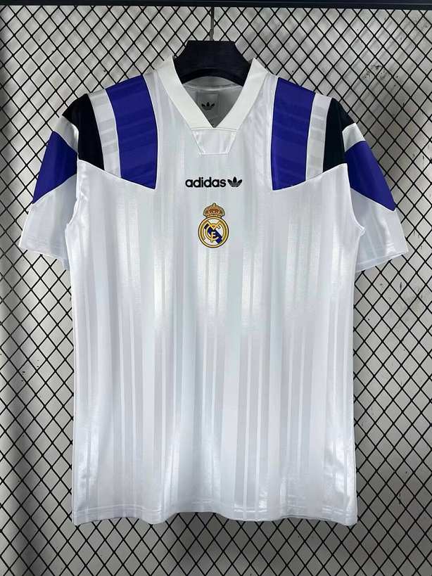 2026/27 Real Madrid Purple and White Retro Model Soccer Jersey S-4XL