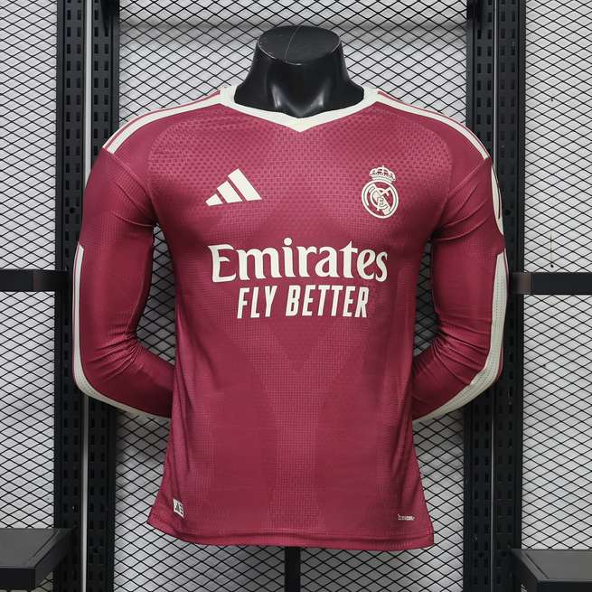 Maillot de football Real Madrid — 2026/27 · Troisième maillot · Version joueur · Manches longues · tailles S–3XL