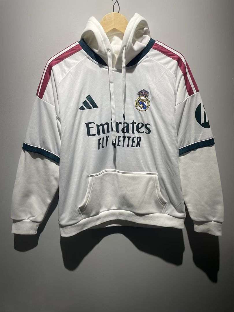 2026/27 Real Madrid White Hoody S-2XL