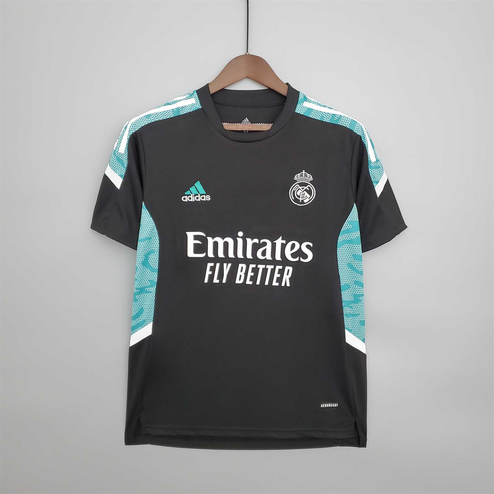 21-22 R MAD black and green training shirt
