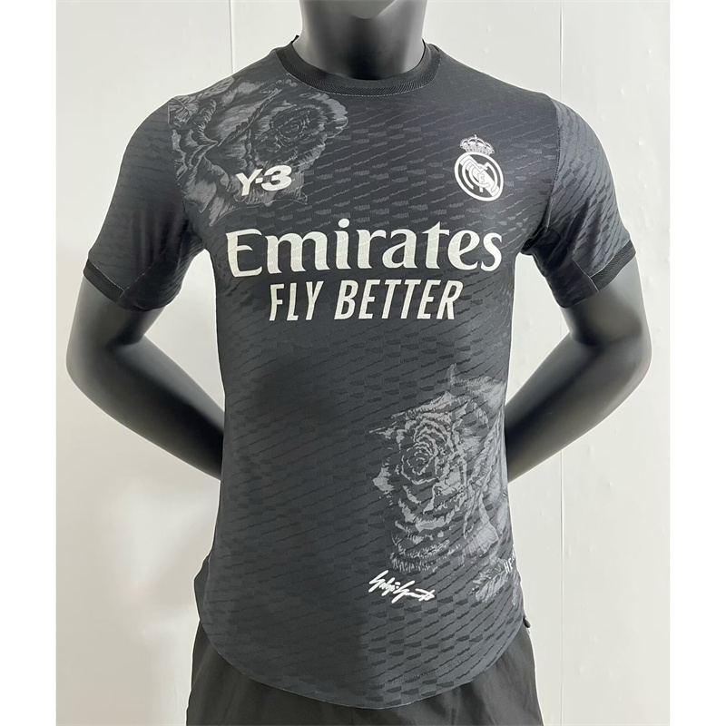 24-25 R MAD Y3 black player version jersey