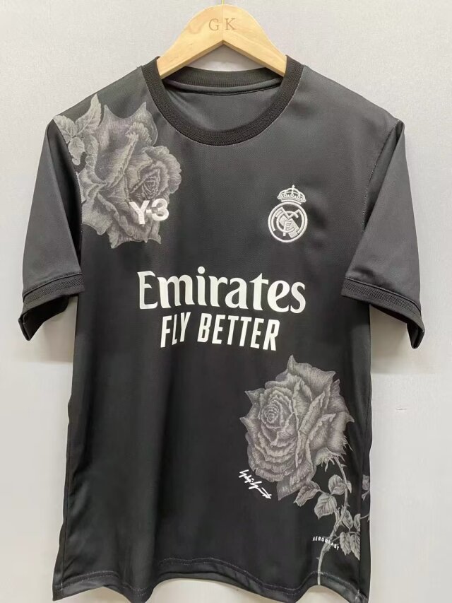24-25 R MAD Y3 roses black jersey