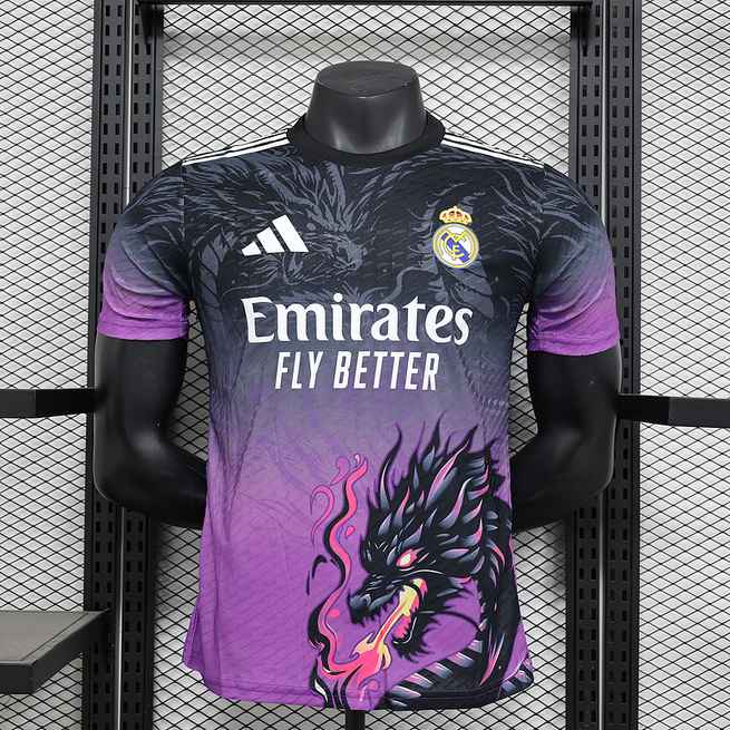 24-25 R MAD black and purple Dragon player version jersey