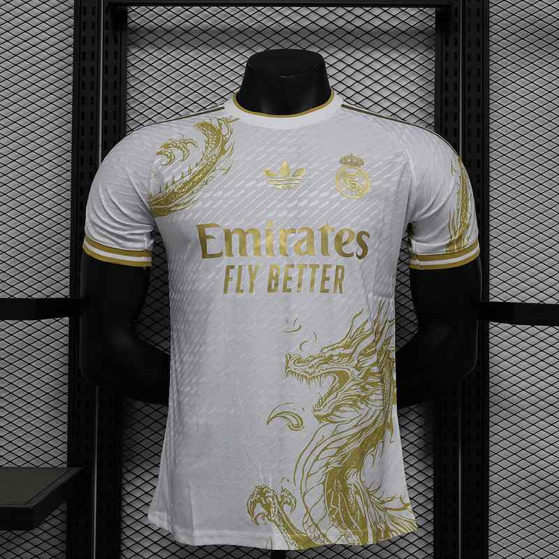 24-25 R MAD white and gold dragon player version jersey