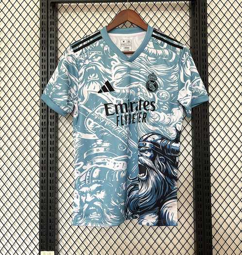 25-26 R MAD Blue And White Special Jersey