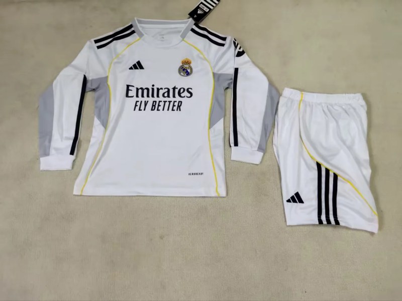 Ensemble de football enfant 25-26 R MAD — Domicile · Manches longues