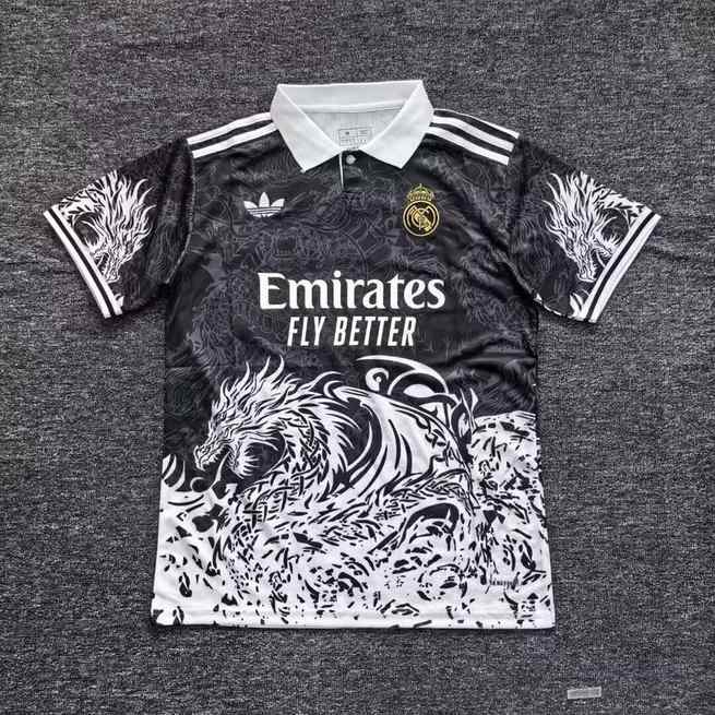 25-26 R MAD black and white dragon jersey