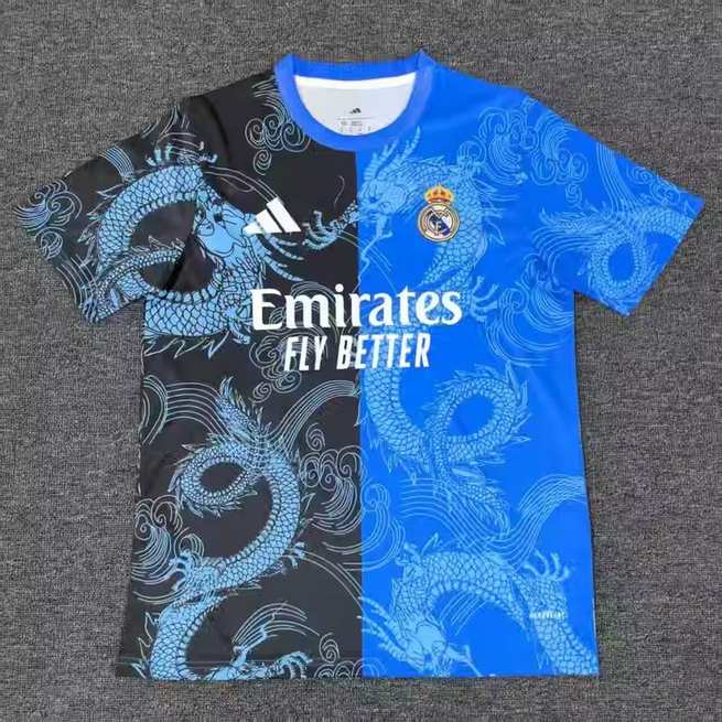 Maillot de football 25-26 R MAD bleu et noir spécial