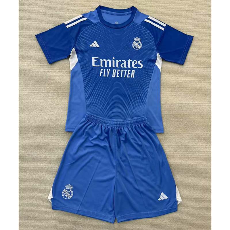 25-26 R MAD blue goalkeeper kid kit